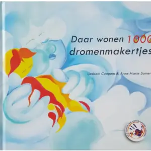 Voorleesboek 'Daar wonen 1000 dromenmakertjes' - Prentenboek - Kleuter - Peuter - Kinderen - Ollie - Kika - Door Liesbeth Coppens en Anne-Marie Somers - Slapen