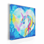 Wanddecoratie kinderkamer poster - Eenhoorn in mijn hart