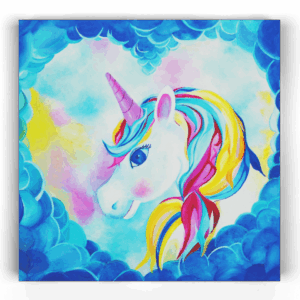 Wanddecoratie kinderkamer poster - Eenhoorn in mijn hart