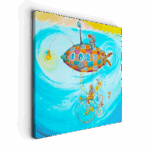 Onderzeeër wanddecoratie voor kinderkamers - Twinkelschilderijen wanddecoratie