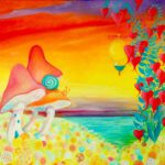 Herfst kleuren wanddecoratie voor kinderkamer - Warme kleurne