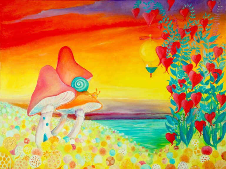 Herfst kleuren wanddecoratie voor kinderkamer - Warme kleurne