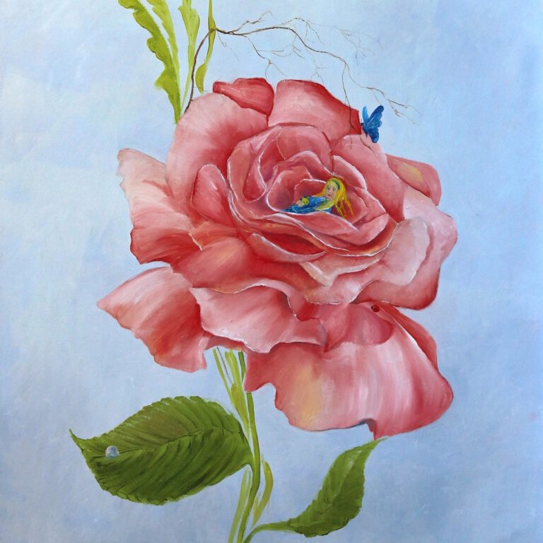 uimelijntje is een sprookjes wanddecoratie voor kinderkamers van Twinkelschilderijen.