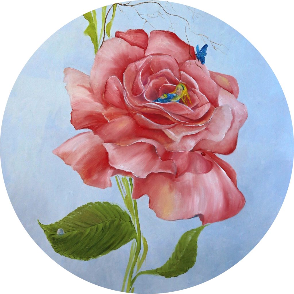 uimelijntje is een sprookjes wanddecoratie voor kinderkamers van Twinkelschilderijen.