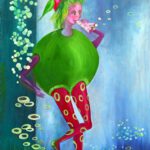 Pommetje Piep is een wanddecoratie van Twinkelschilderijen.