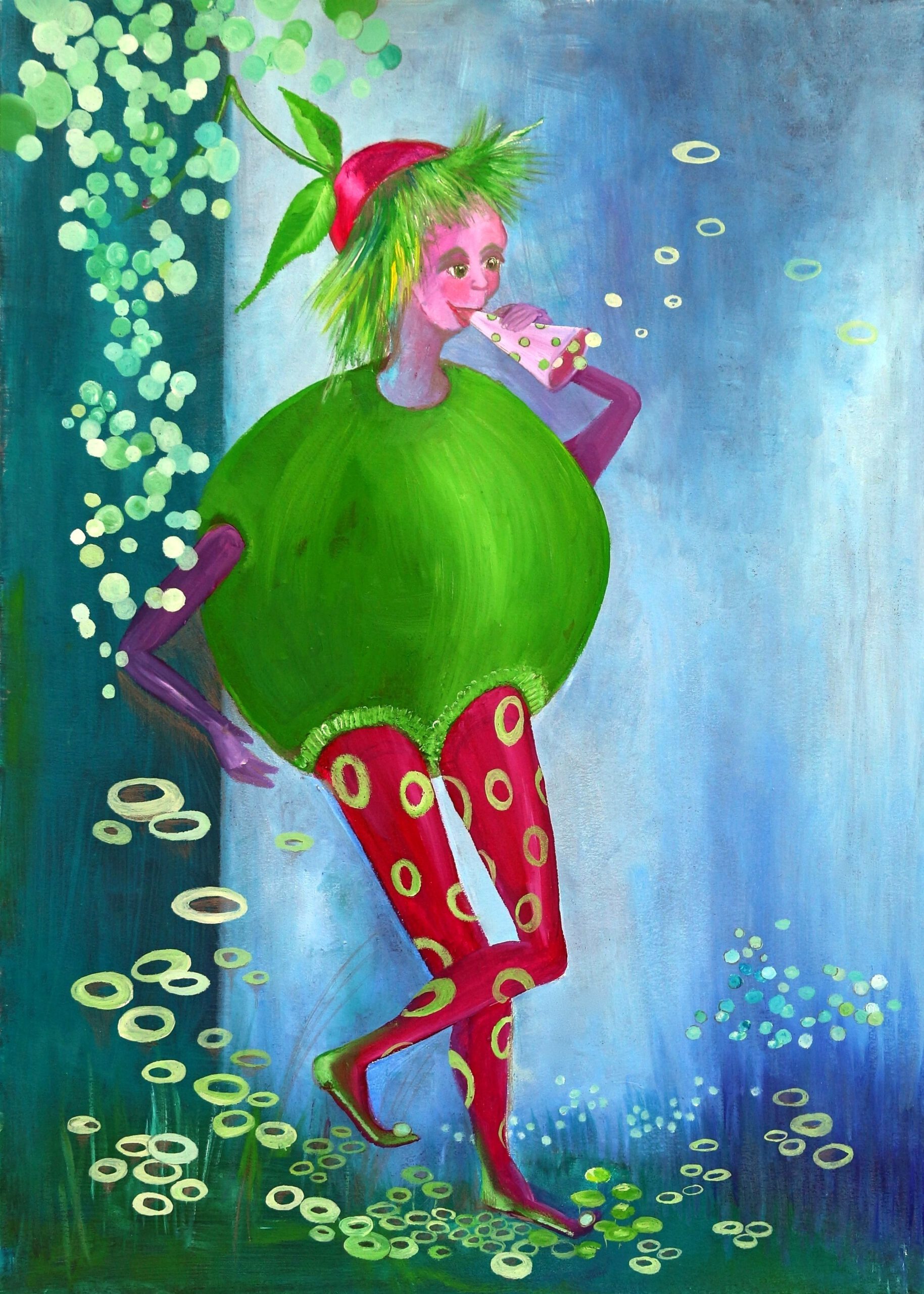 Pommetje Piep is een wanddecoratie van Twinkelschilderijen.