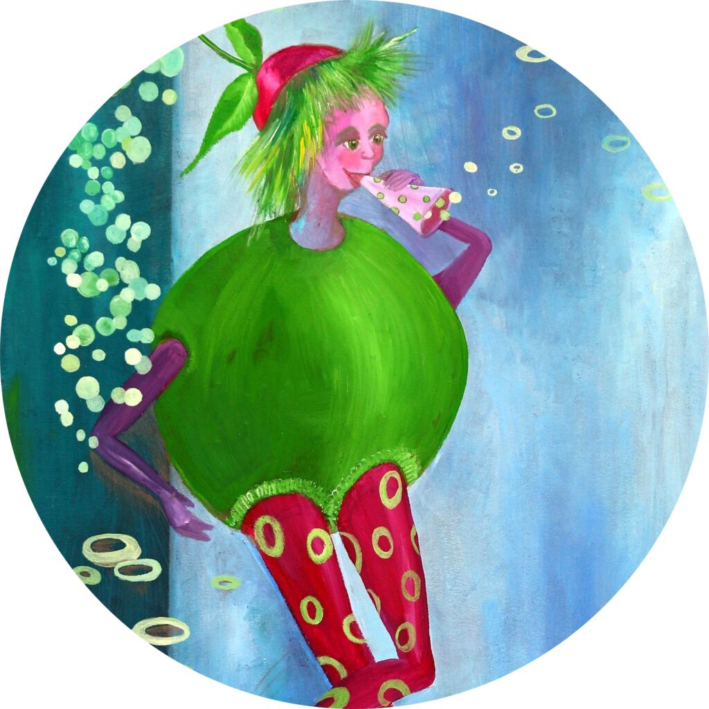 Pommetje Piep is een wanddecoratie van Twinkelschilderijen.