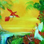 Liefdes brief is een romantische wanddecoratie van Twinkelschilderijen.