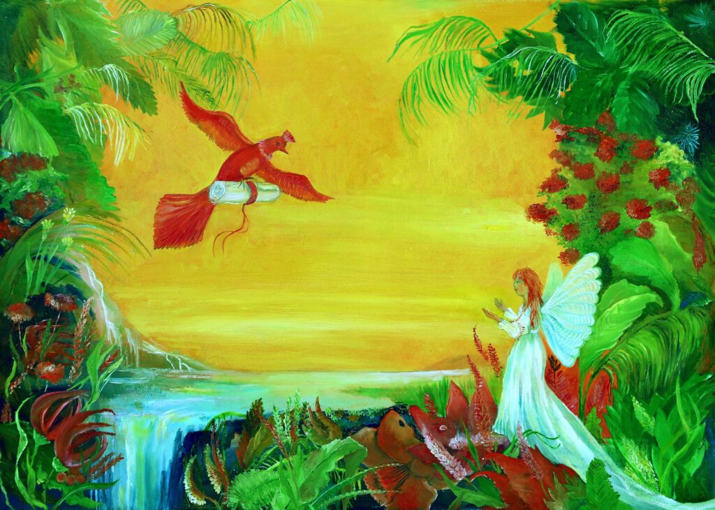 Liefdes brief is een romantische wanddecoratie van Twinkelschilderijen.