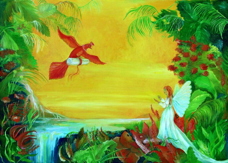 Liefdes brief is een romantische wanddecoratie van Twinkelschilderijen.