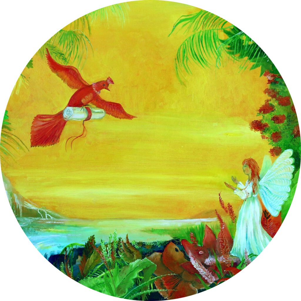 Liefdes brief is een romantische wanddecoratie van Twinkelschilderijen.