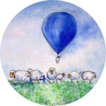 Een vrolijke wanddecoratie voor je interieur van Twinkelschilderijen.