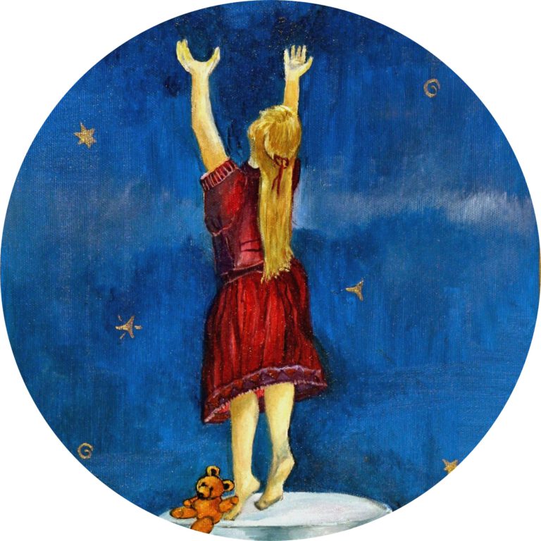 Wanddecoratie voor de kinderkamer van Twinkelschilderijen. Een magisch schilderij