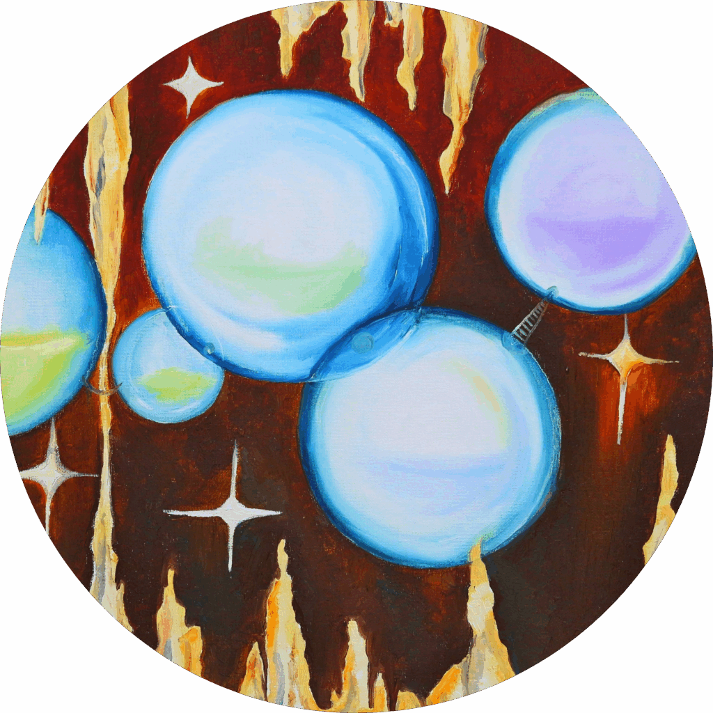 Bewoonde Parels een wanddecoratie van Twinkelschilderijen.