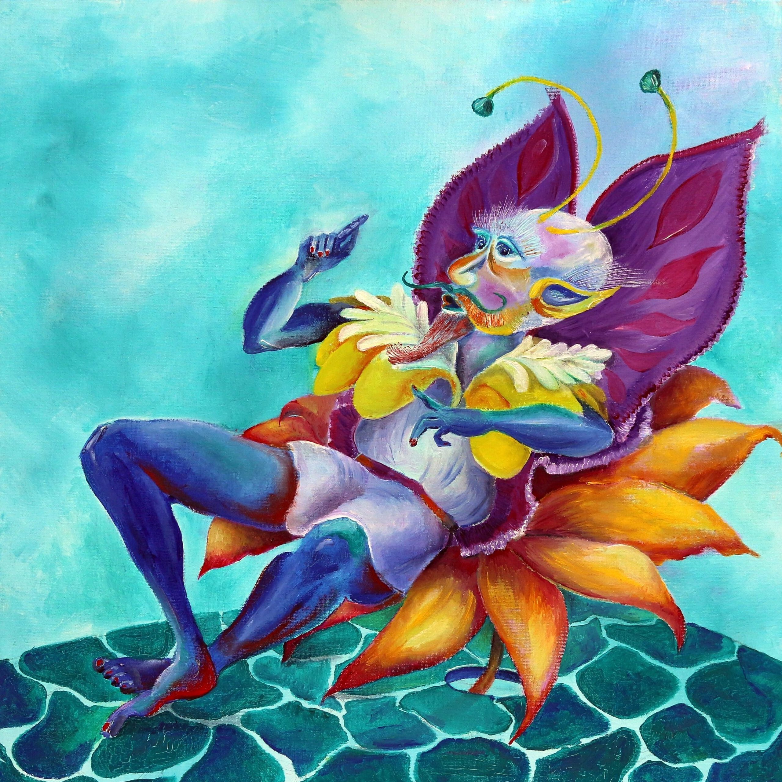 Vlinderkoning is een wanddecoratie van Twinkelschilderijen